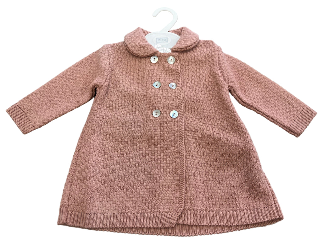 Dusky knitted coat