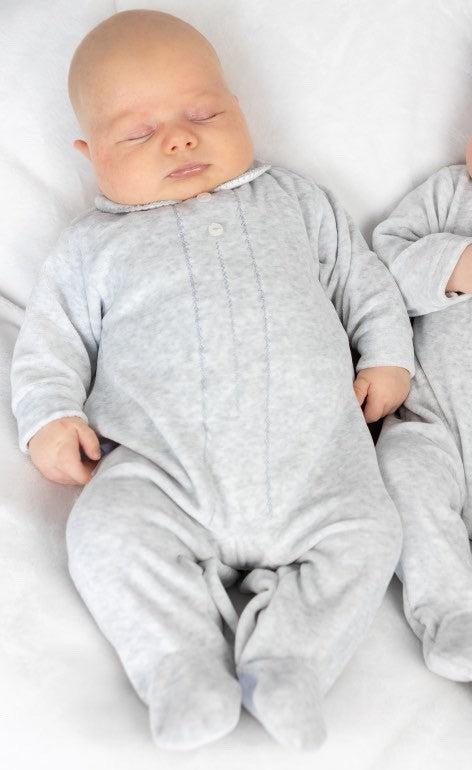 Classic Sleepsuit  Silver Grey