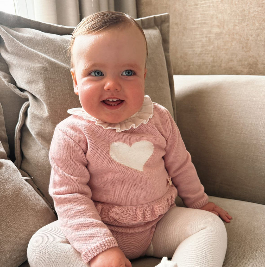 Heart Suit Dusky Pink