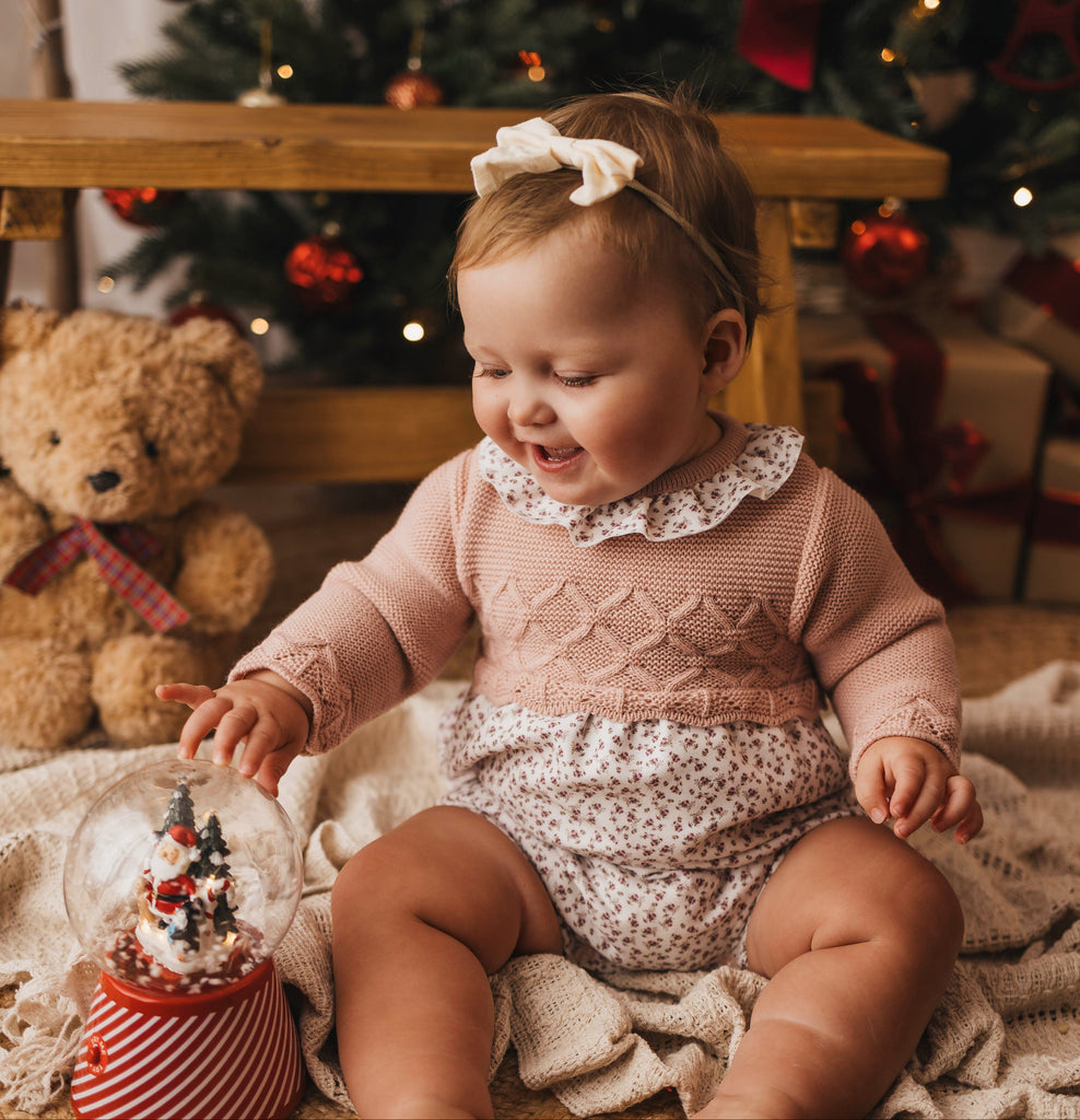 Leah Romper  Dusky Pink