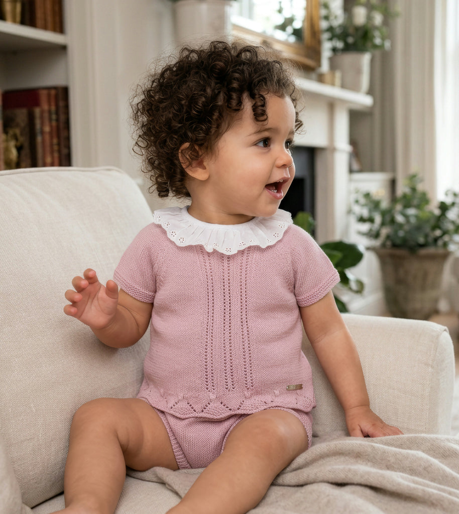 Juliet Pants Suit  Dusky PInk