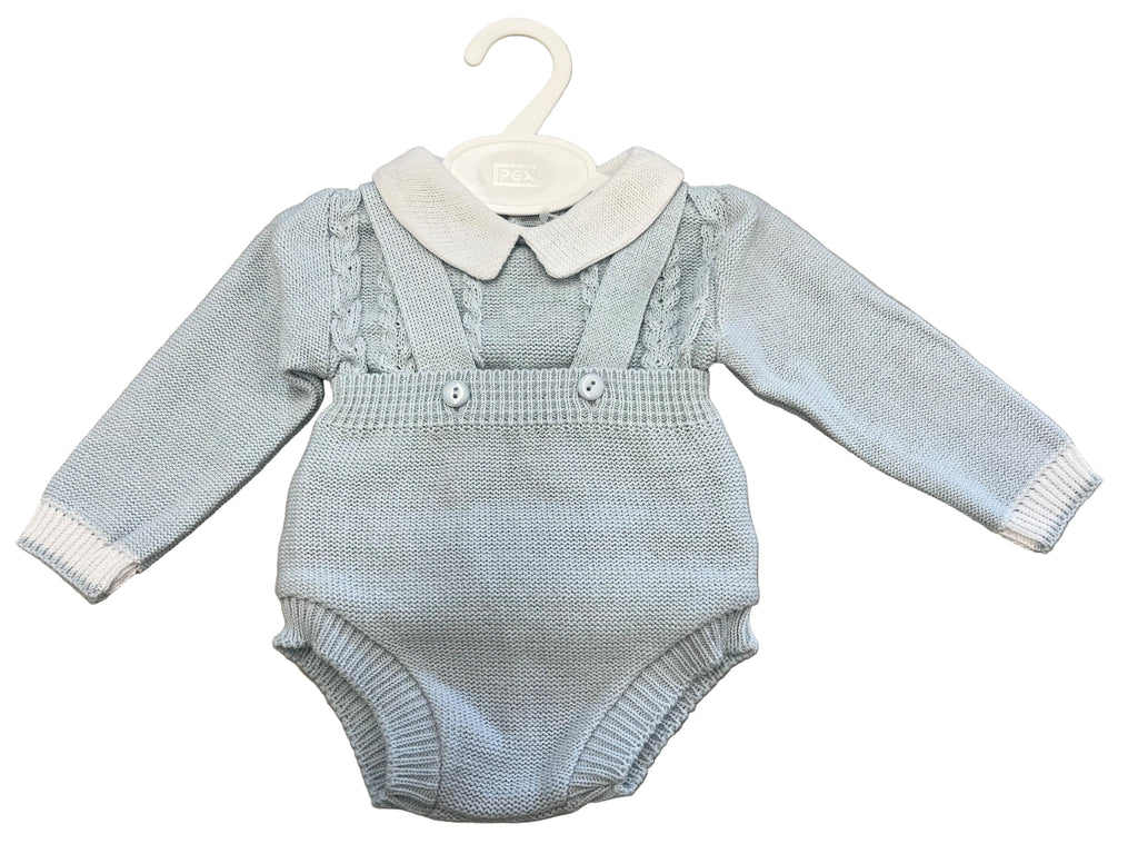 Boys knitted dungaree outfit
