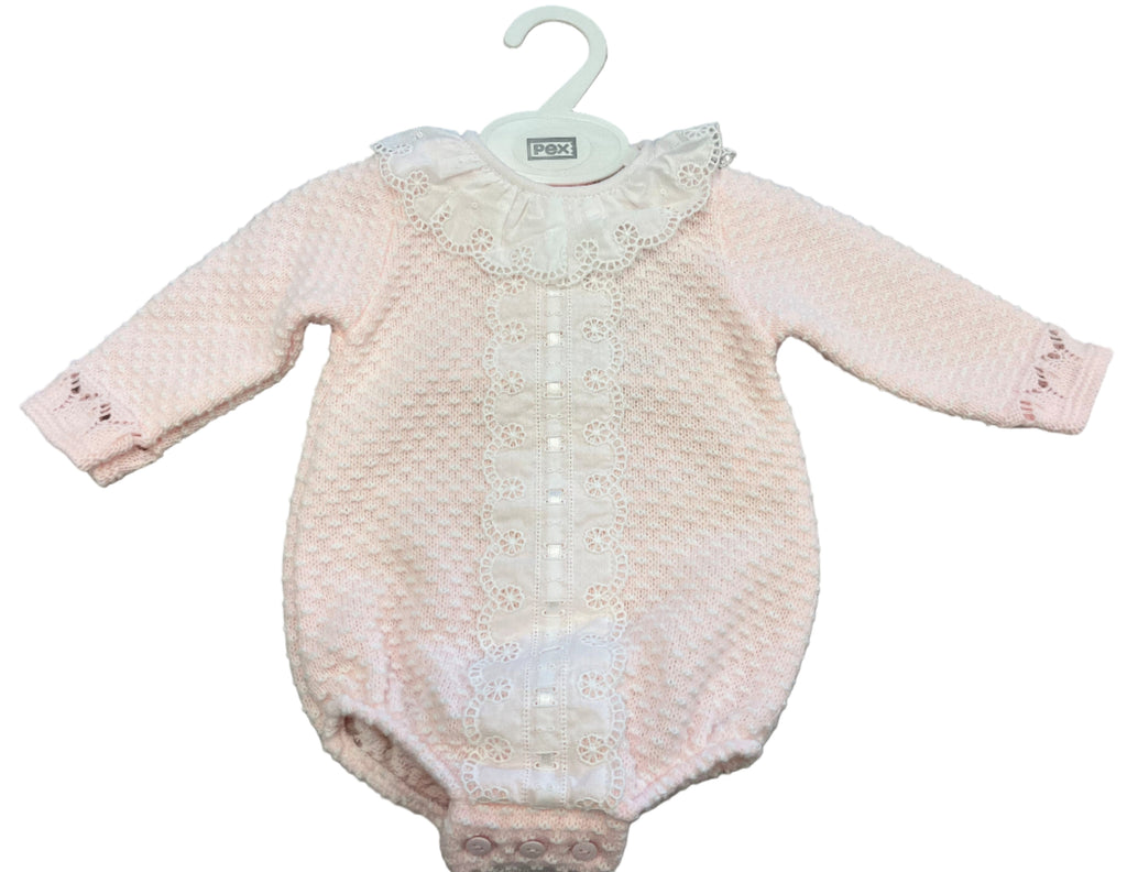 Lace detail romper