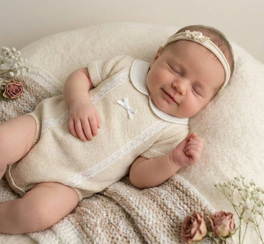 Martha Romper Natural