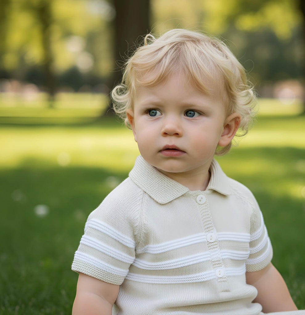 Mateo Romper Suit  Natural