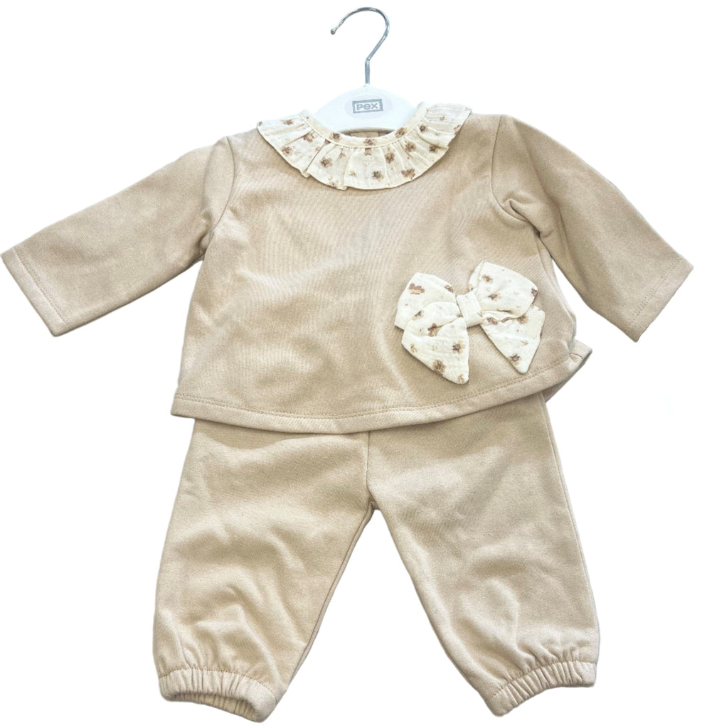 Girls Tracksuit  Natural
