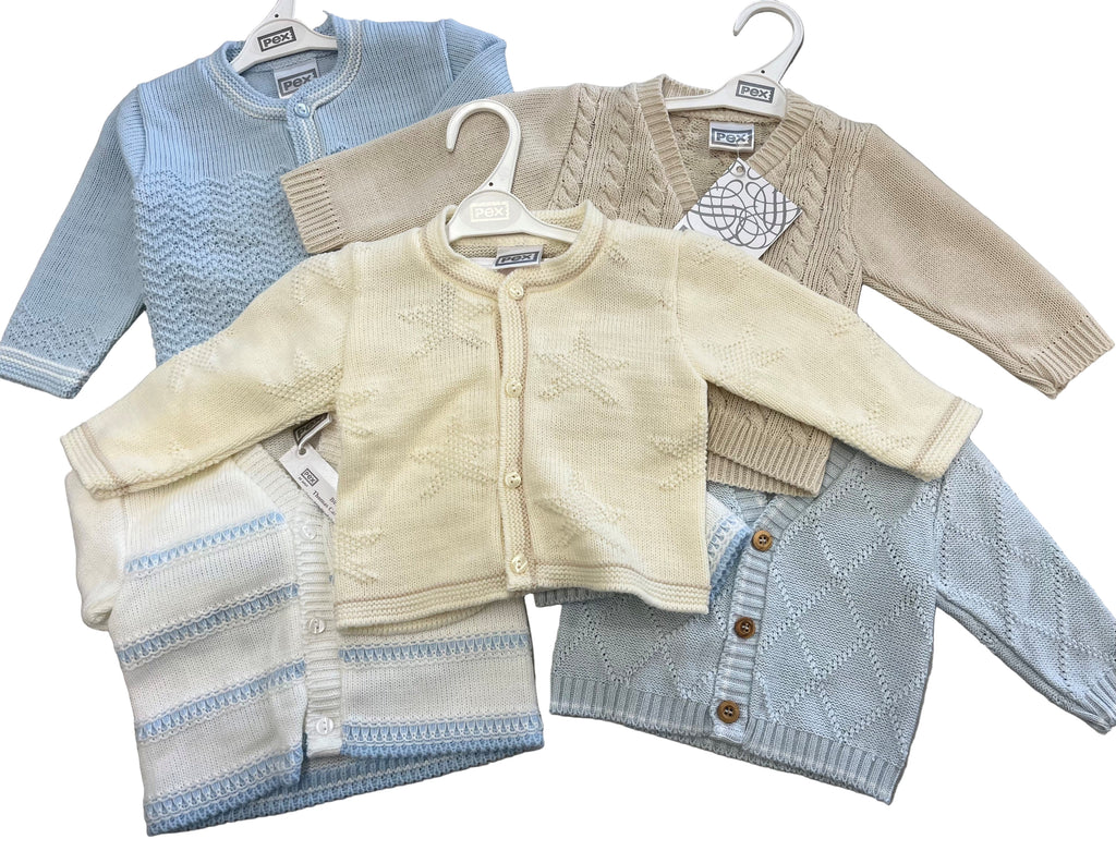 Pack of 5 boys cardigans