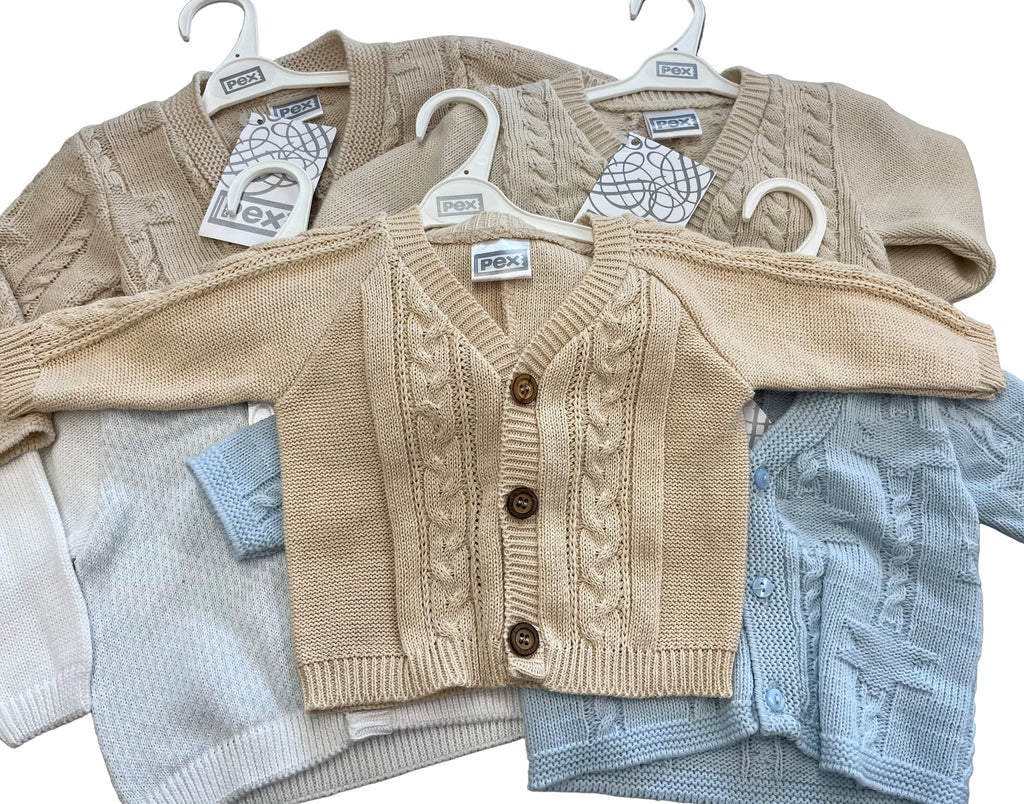 Pack of 5 boys cardigans