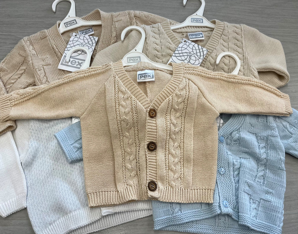 Pack of 5 boys cardigans