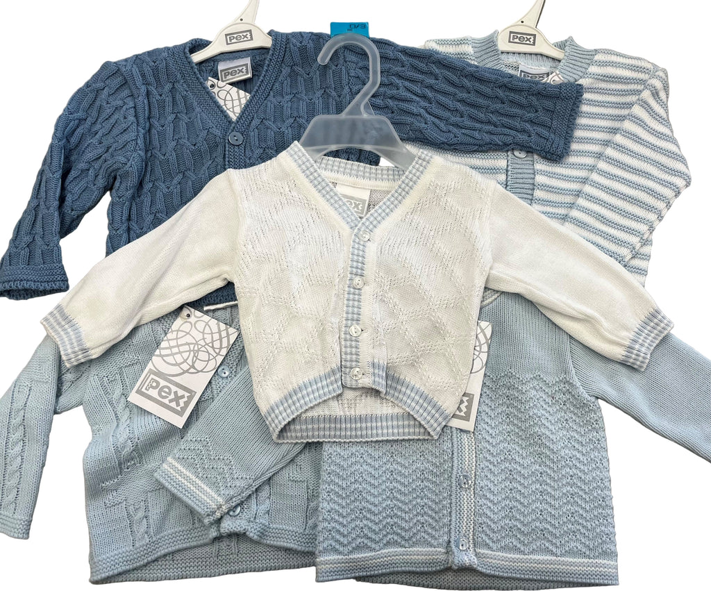 Pack of 5 boys cardigans