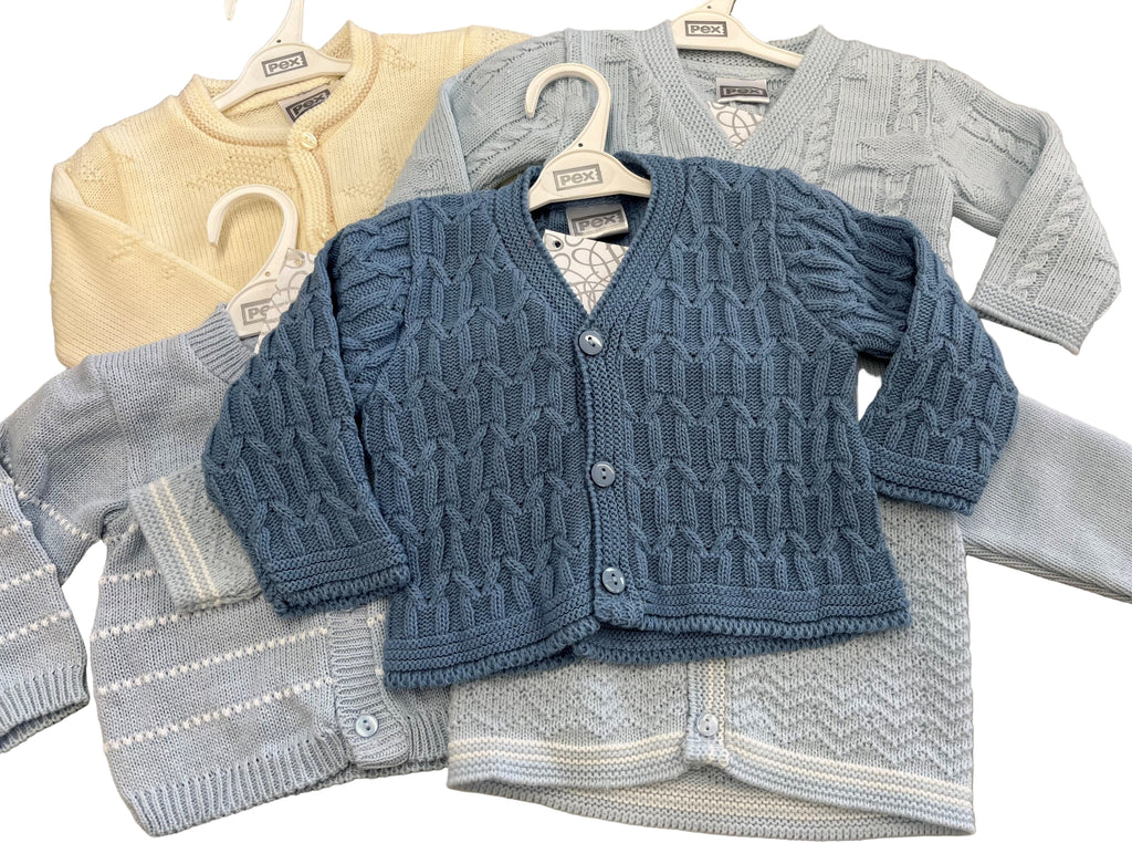 Pack of 5 boys cardigans