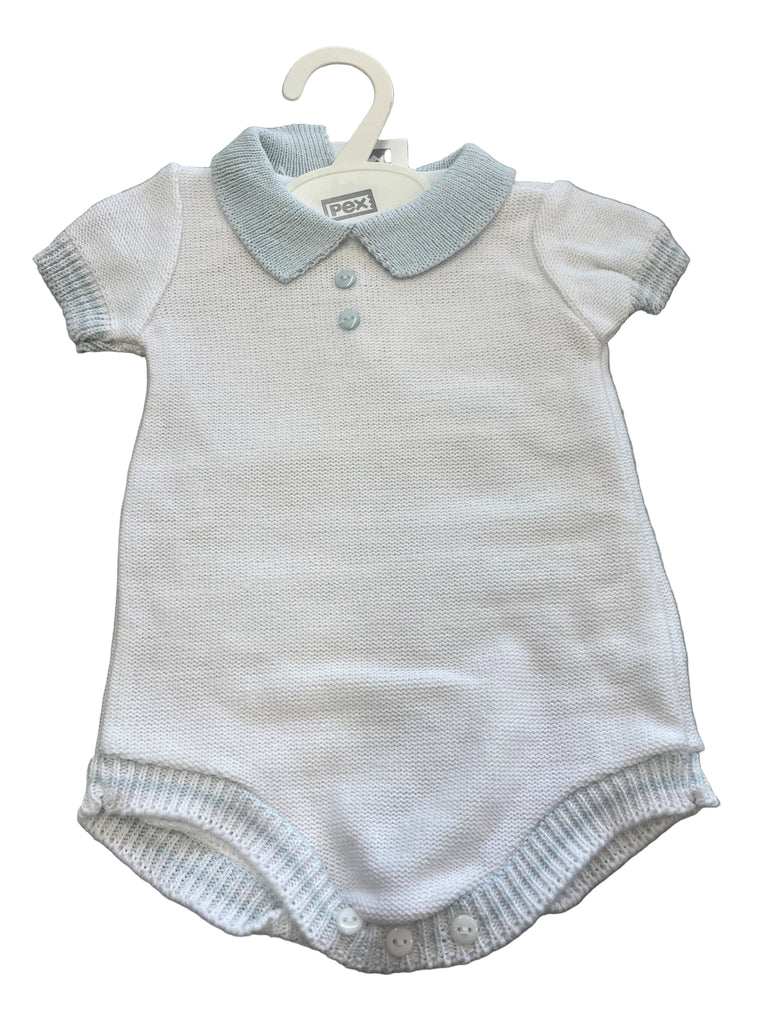 Boys White romper