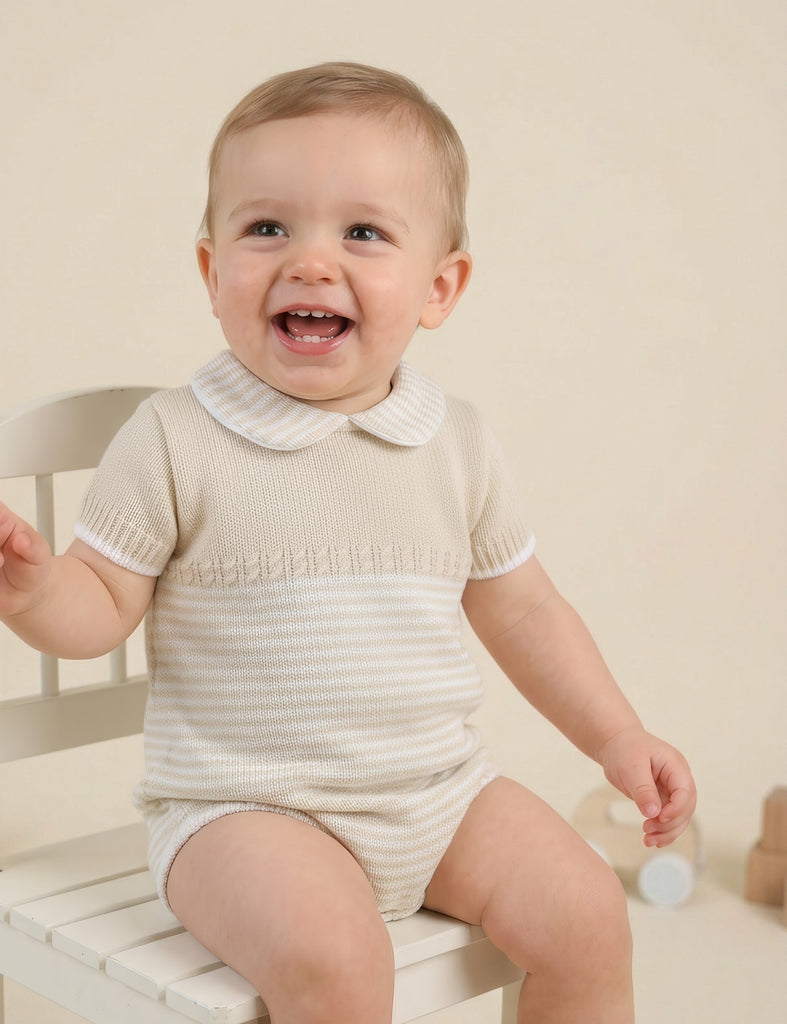 Marshall Romper (2 Pack) Natural