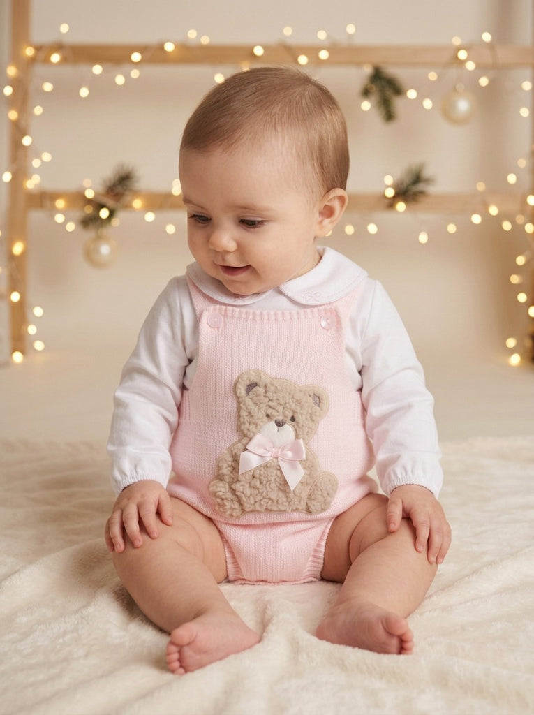 Girl Bear Outfit  Pink