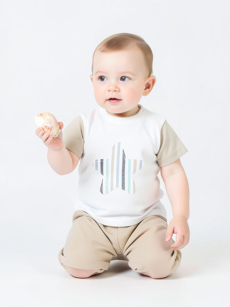 Star Shorts Suit  Sand