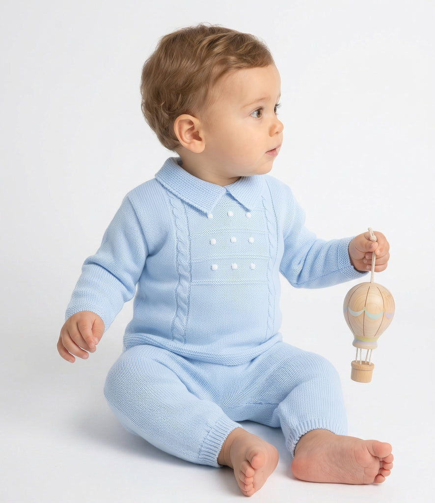 Thomas Trouser Suit  Blue