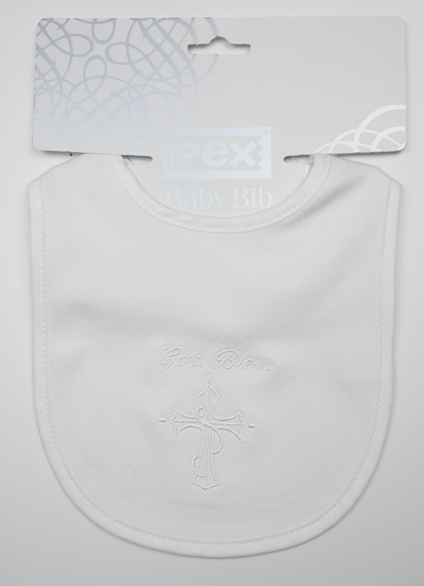 Christening Bib (12 Pack) PexWholesale