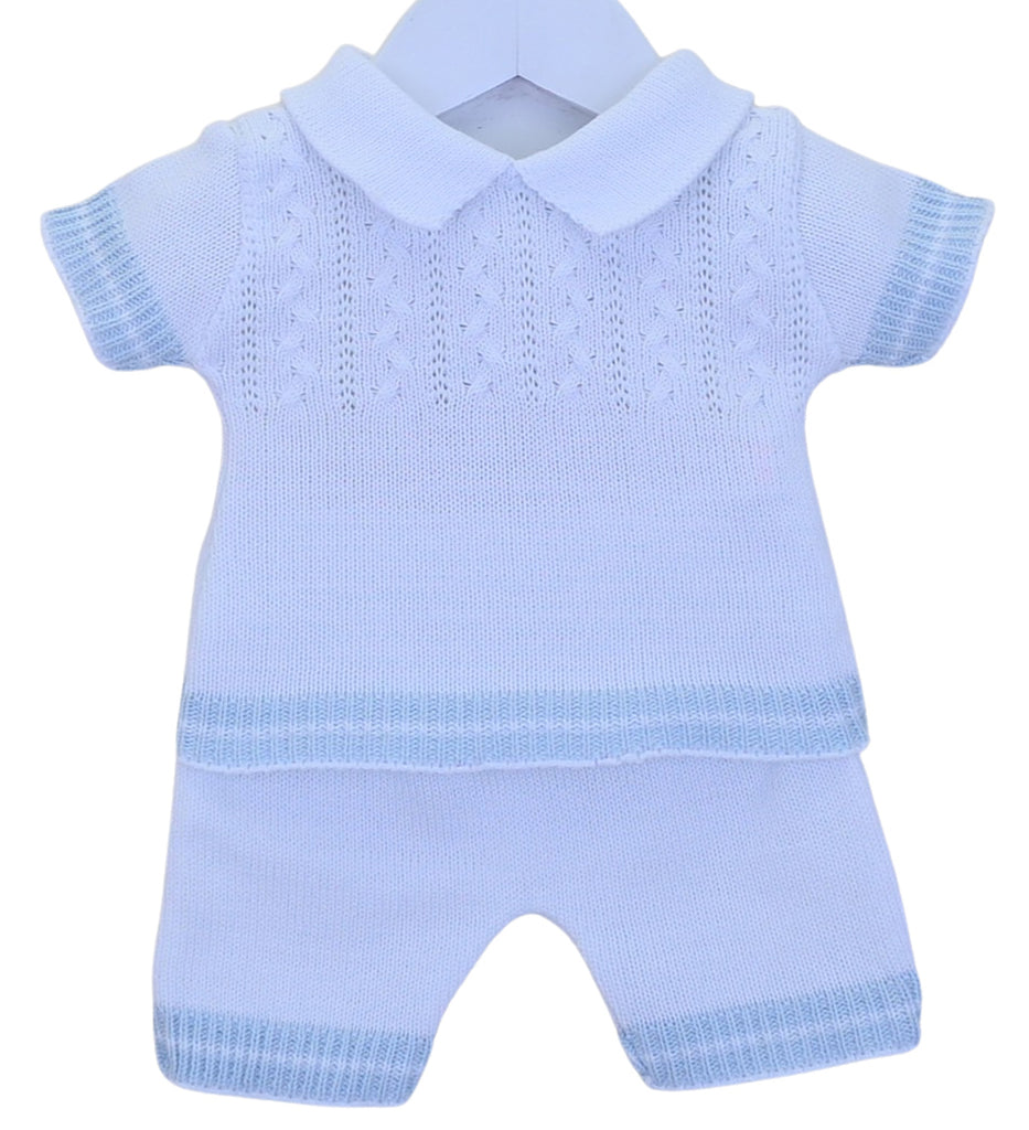 Milford Suit White/Blue